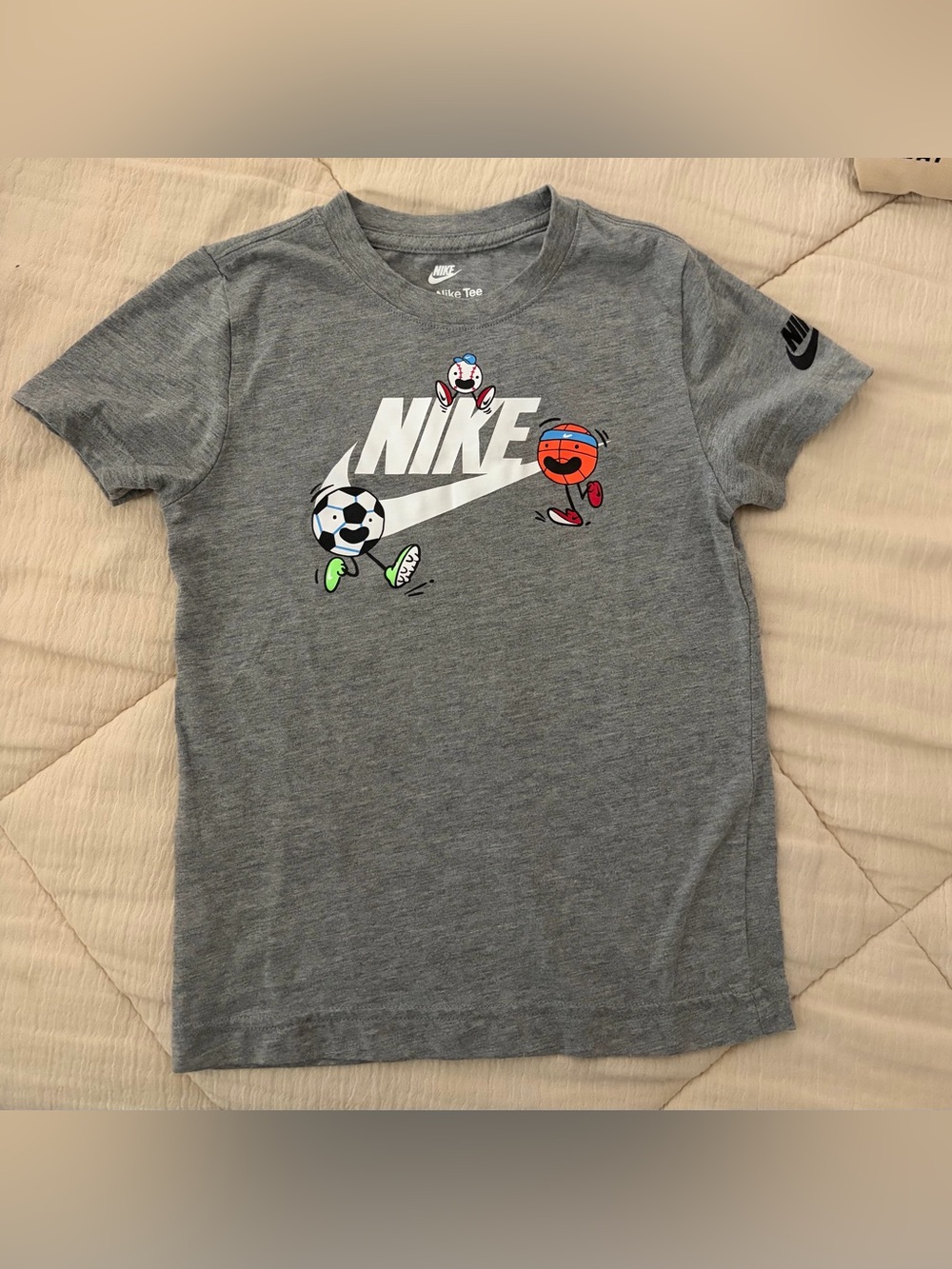 The Nike Tee Nikemoji Graphic Athletic Kids T Shirt